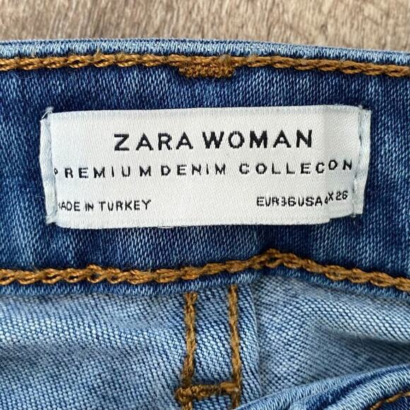 Zara Denim The Skinny Jeans in Sharper Blue Wash - Picture 7 of 8